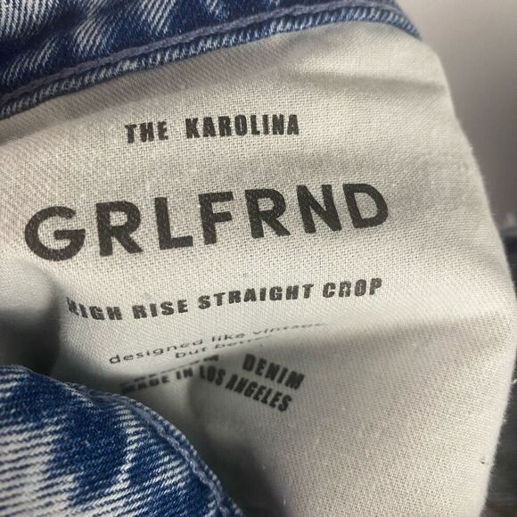 GRLFRND Karolina High Rise Straight Crop in Queens - Picture 11 of 12